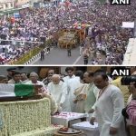 রাষ্ট্রীয় স্মৃতিস্থলে অটলবিহারী বাজপেয়ীর শেষকৃত্য সম্পন্ন