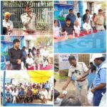 ট্রাক চালকদের নিয়ে সচেতনতা শিবির দুর্গাপুর ট্রাফিক পুলিশের