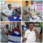 বিশ্ব মানবতা দিবসে দুর্গাপুরে পুলিশের উদ্যোগে রক্তদান শিবির