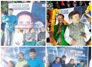 খড়গপুর বিধানসভা উপনির্বাচনের প্রচারে দুর্গাপুরের তৃণমূল নেতা চন্দ্রশেখর