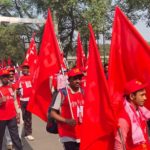 কেন্দ্রের শিল্পনীতির প্রতিবাদে বামেদের লং মার্চ শুরু