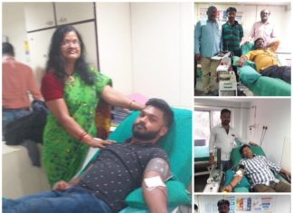 পুলওয়ামার শহীদদের স্মরণে রক্তদান দুর্গাপুরে