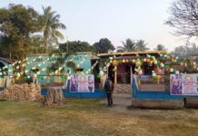 লক ডাউনে রাস্তার অভুক্ত সারমেয়দের খাবার ব্যাবস্থা করল অঙ্গদপুরের নব জাগরণ সংঘ