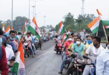 শহীদদের প্রতি শ্রদ্ধা জ্ঞাপন দুর্গাপুরে