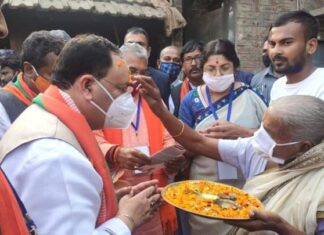 রোড শোয়ে বিপুল জন সমাগম,নাড্ডার বক্তব্যে বাংলা দখলের তোপ