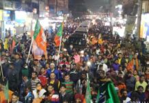 দুর্গাপুরে শুভেন্দুর রোড শো