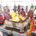 করোনা মুক্তির লক্ষ্যে বিশ্বকল্যাণ যজ্ঞ দুর্গাপুরে