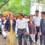 আইনজীবীদের উপর হামলার প্রতিবাদ আসানসোল ও দুর্গাপুরেও